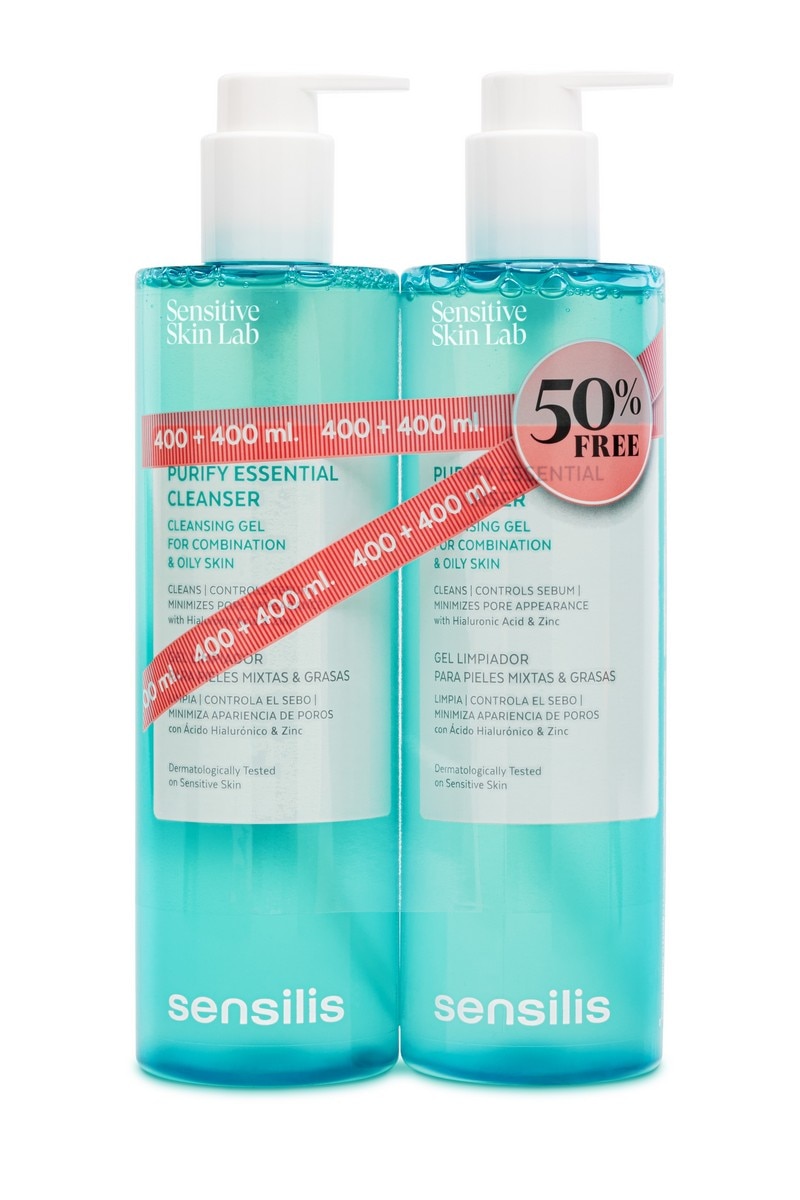 Duo Gel de Limpeza Purify Essential - 2x 400 ml 1