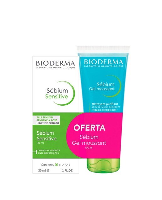 Kit Sébium Sensitive 30 ml + Sébium Gel moussant 100 ml 1
