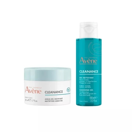 Cleanance Aqua-Gel Matificante 50 ml + Gel de Limpeza 100 ml 1