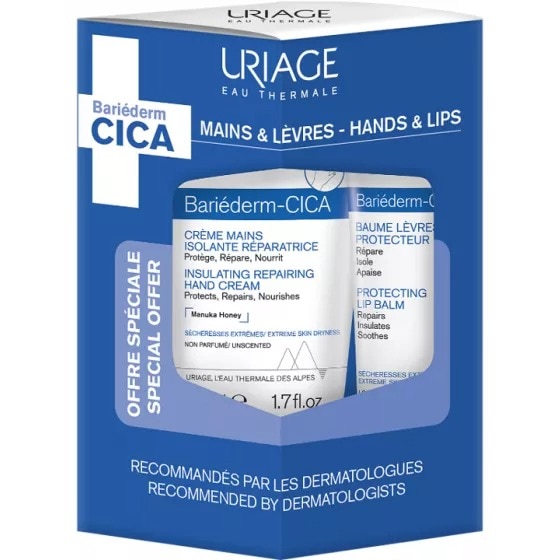 Imagem 0 de Coffret Bariéderm CICA Crema + Bálsamo labial