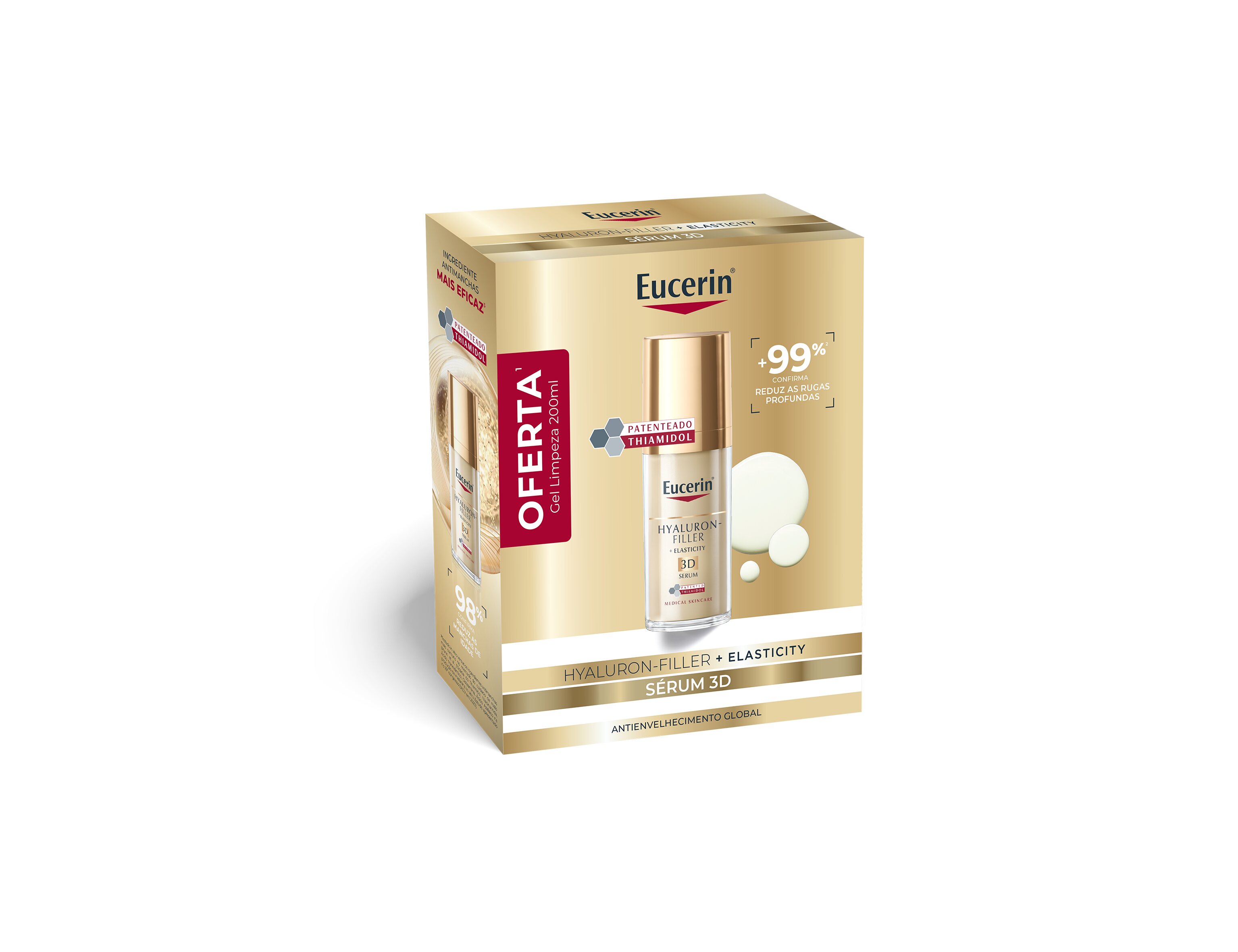Imagem 0 de Pack Elasticity Sérun 3D + Oferta Gel Limpeza DermatoClean