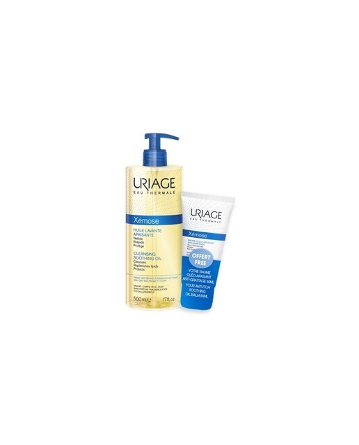 Kit Xémose Óleo de Limpeza 500ml com Oferta de Bálsamo Óleo Calmante 200ml Uriage 1