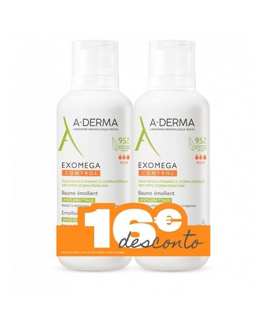Imagem 0 de Duo Exomega Control Bálsamo Emoliente - 2x400 ml