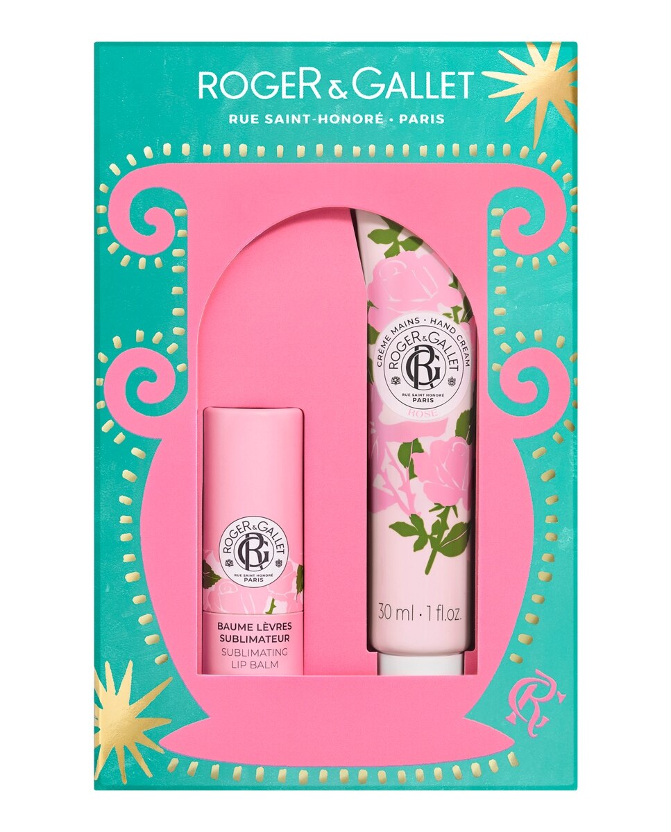 Coffret Bálsamo Labial & Creme de Mãos Rose 1