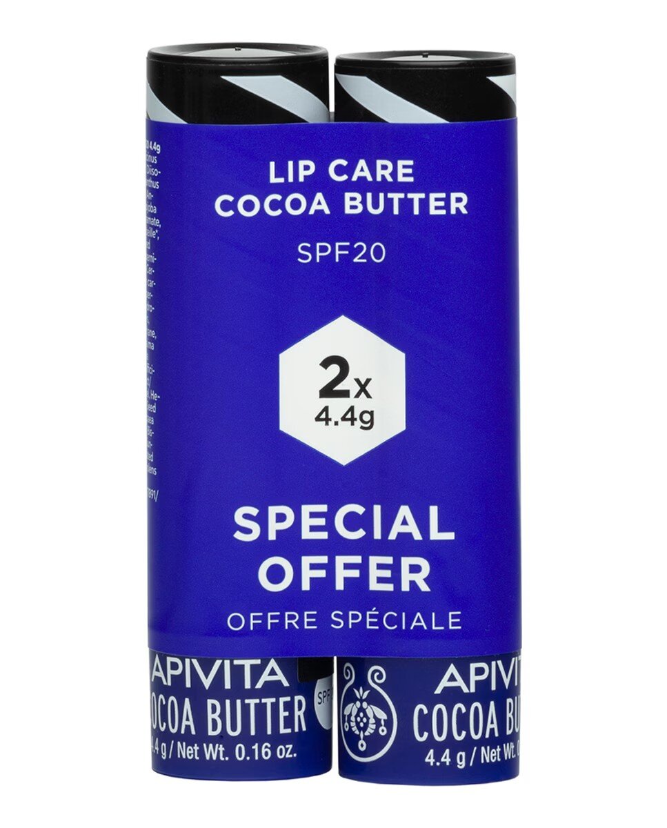 Imagem 0 de Duo Bálsamo Labial com Manteiga de Cacau FPS20
