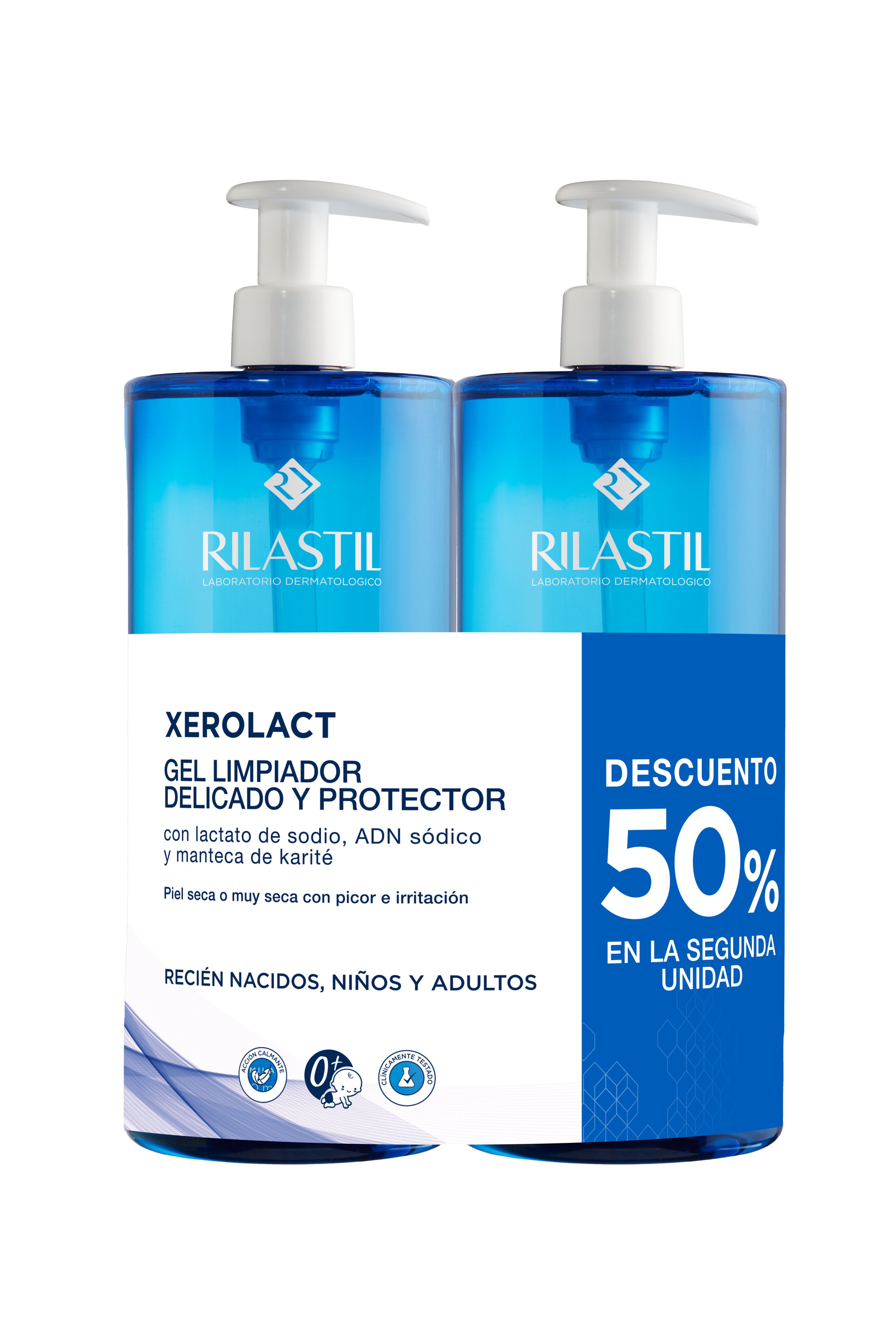 Imagem 0 de Xerolact Gel Lavante 2x1L