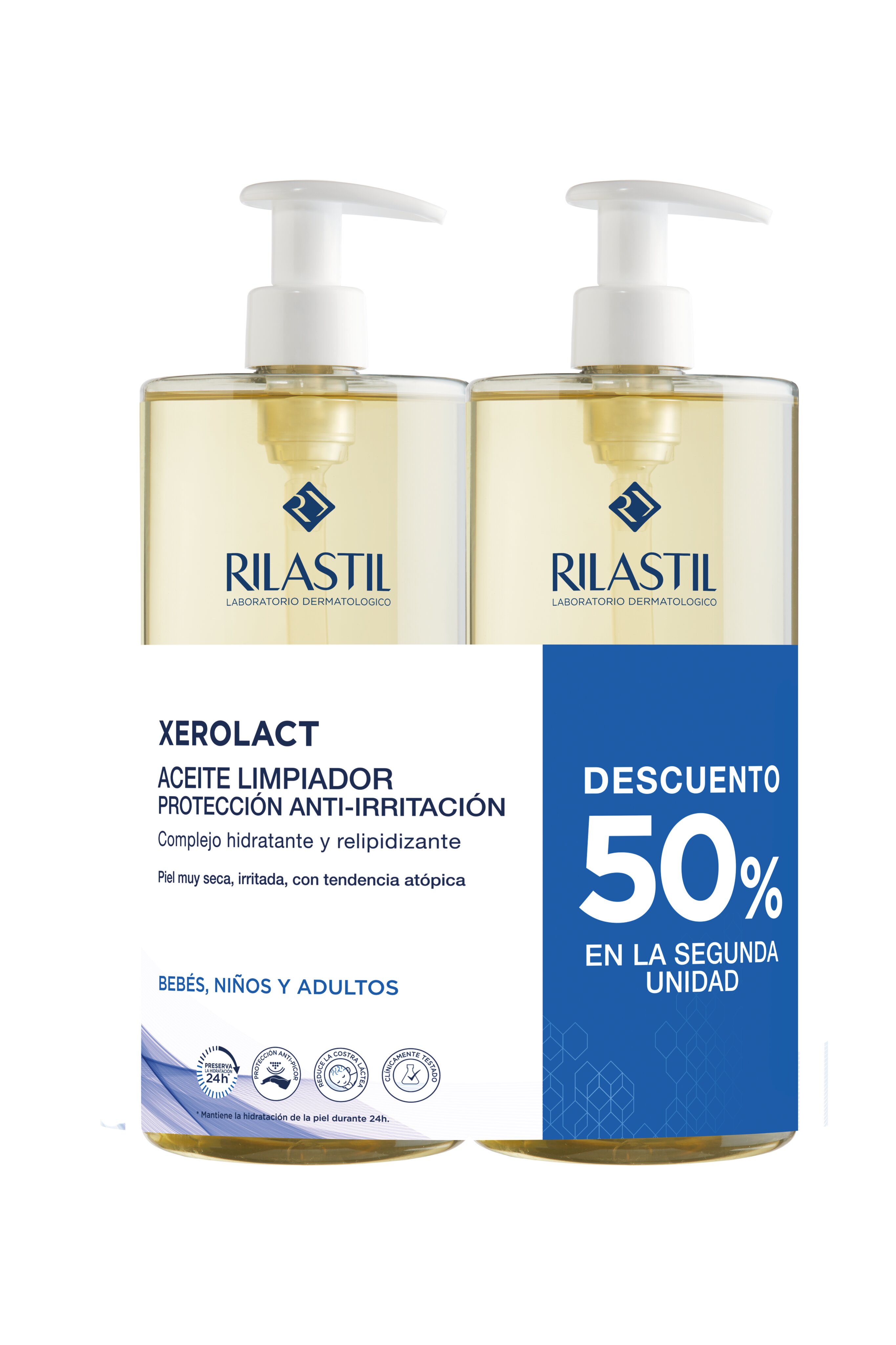 Imagem 0 de Xerolact Óleo Lavante 2x1L