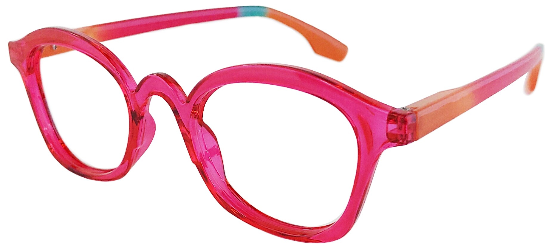 Óculos de Leitura Clear Hot Pink R:3411-S 1