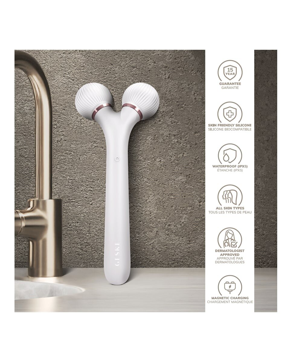 Dispositivo Facial Sonic Facial Roller 4 in 1 White Rose Gold 4