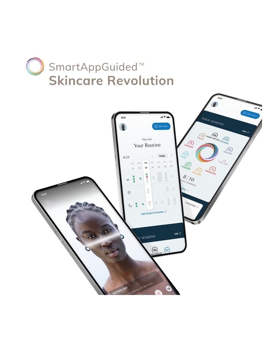 Dispositivo Facial Sonic Facial Roller 4 in 1 White Rose Gold 5