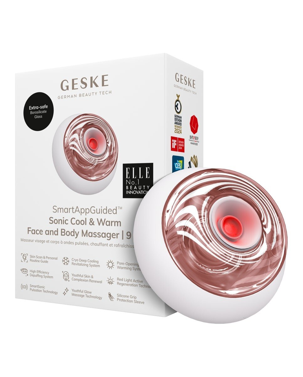 Massajador Corporal Sonic Cool & Warm Face and Body Massager 9 in 1 White Rose 7