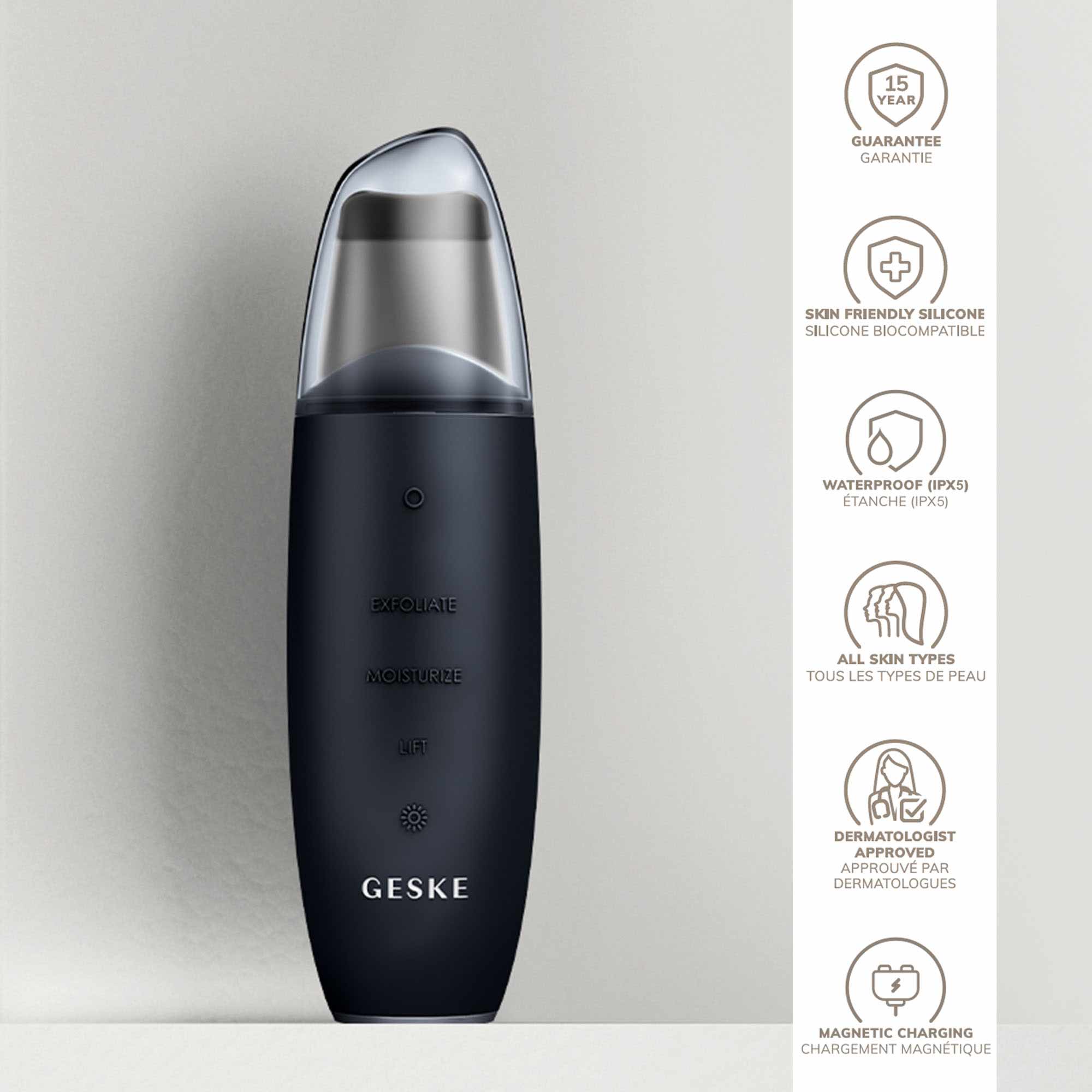 MicroCurrent Skin Scrubber & Removedor de Cravos 9 em 1 5