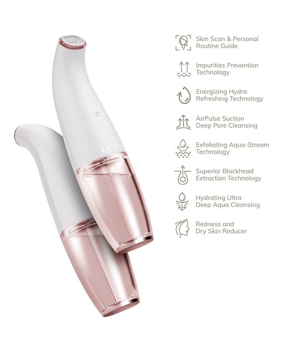 Dispositivo de Limpeza Facial Aqua-Stream Face Cleanse 8 in 1 White Rose 3