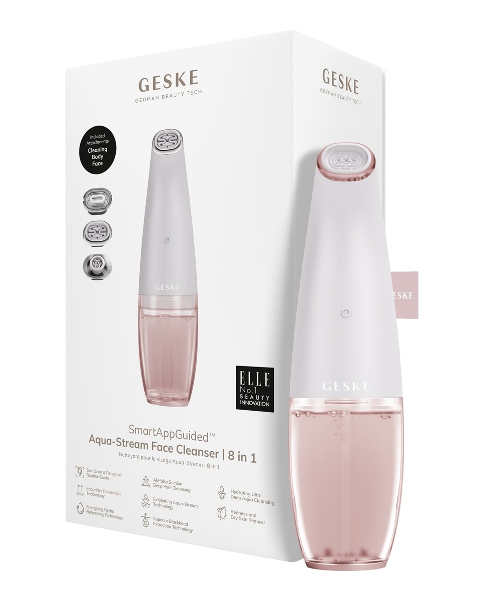 Dispositivo de Limpeza Facial Aqua-Stream Face Cleanse 8 in 1 White Rose 7