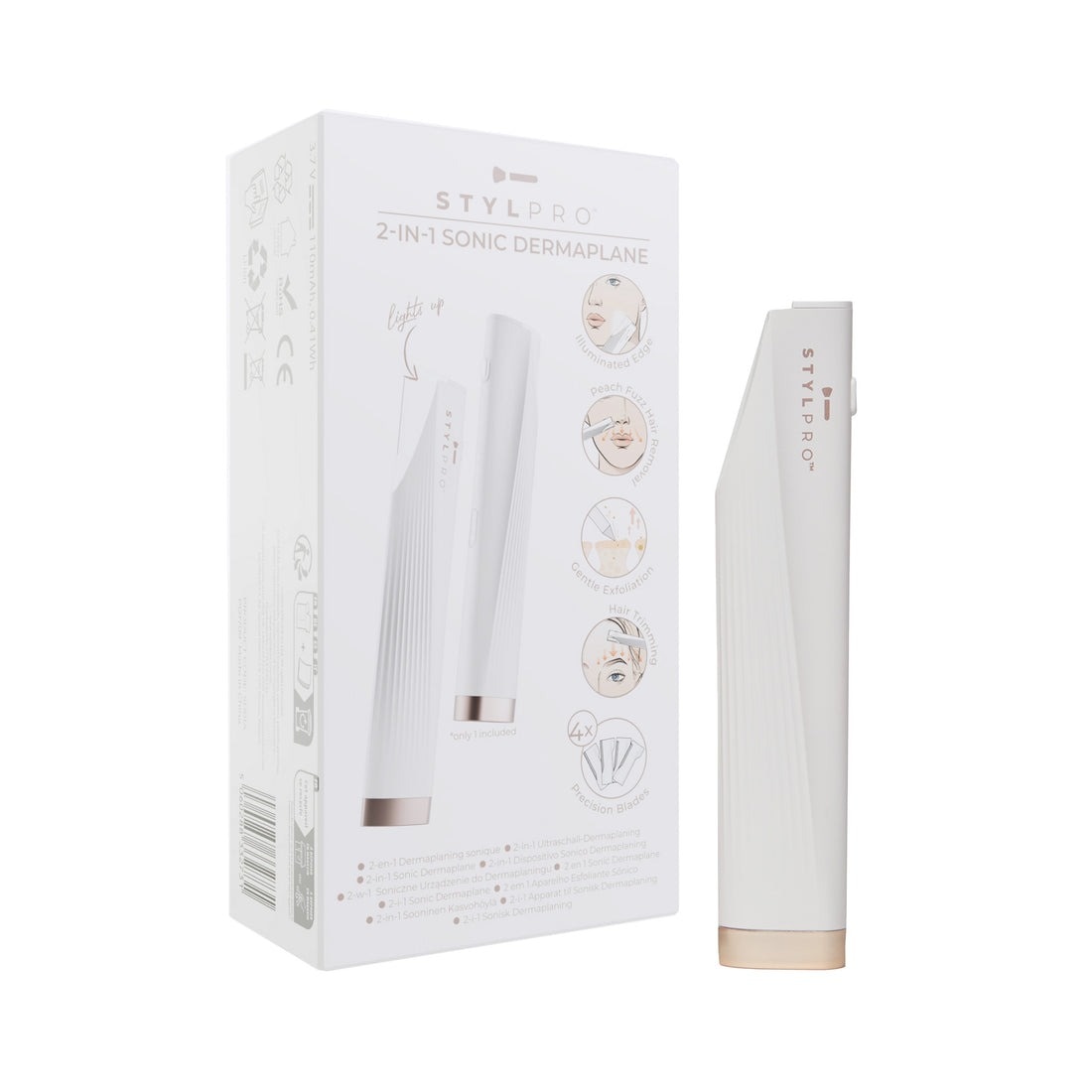 Imagem 0 de 2-in-1 Light Up Sonic Dermaplane