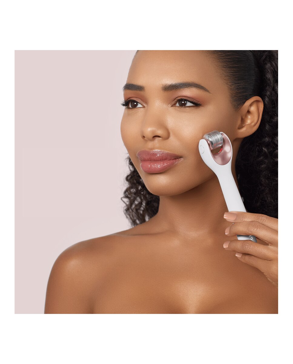 Dispositivo Facial MicroNeedle Face Roller | 9 in 1 | White Rose Gold 4