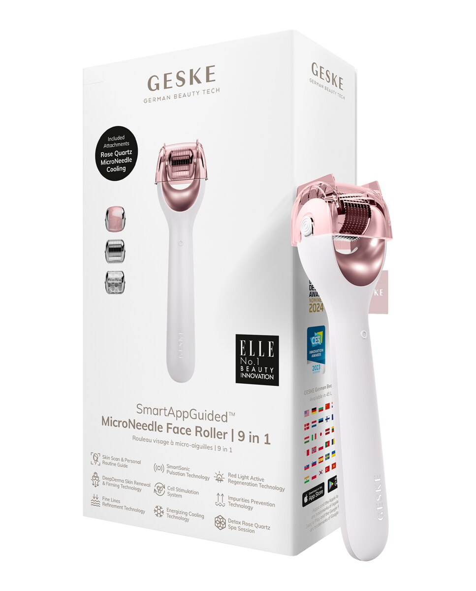 Dispositivo Facial MicroNeedle Face Roller | 9 in 1 | White Rose Gold 7