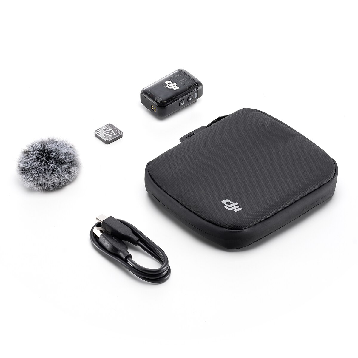 Recondicionado - Grade B - Transmissor DJI Mic 2 - Preto Preto-1