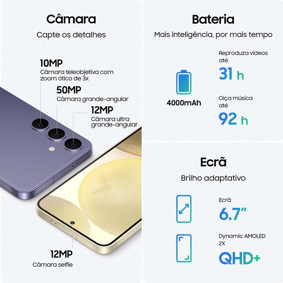 Recondicionado - Grade A - Smartphone Samsung Galaxy S24 Plus 12GB + 256 GB Cinzento-4