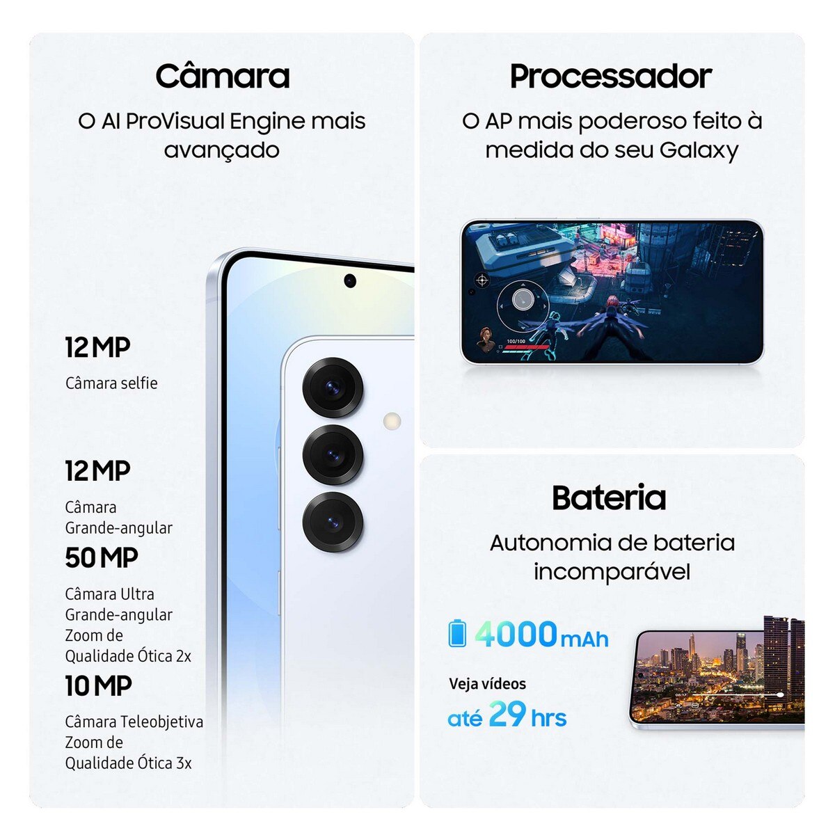 Recondicionado - Grade A - Smartphone Samsung Galaxy S24 Plus 12GB + 256 GB Cinzento-3