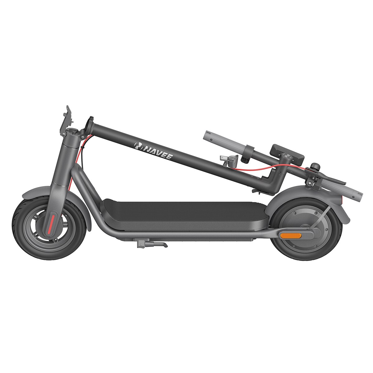 Recondicionado - Grade B - Trotinete Elétrica Navee V40i Pro - Preto e Cinzento Preto / Cinzento-10