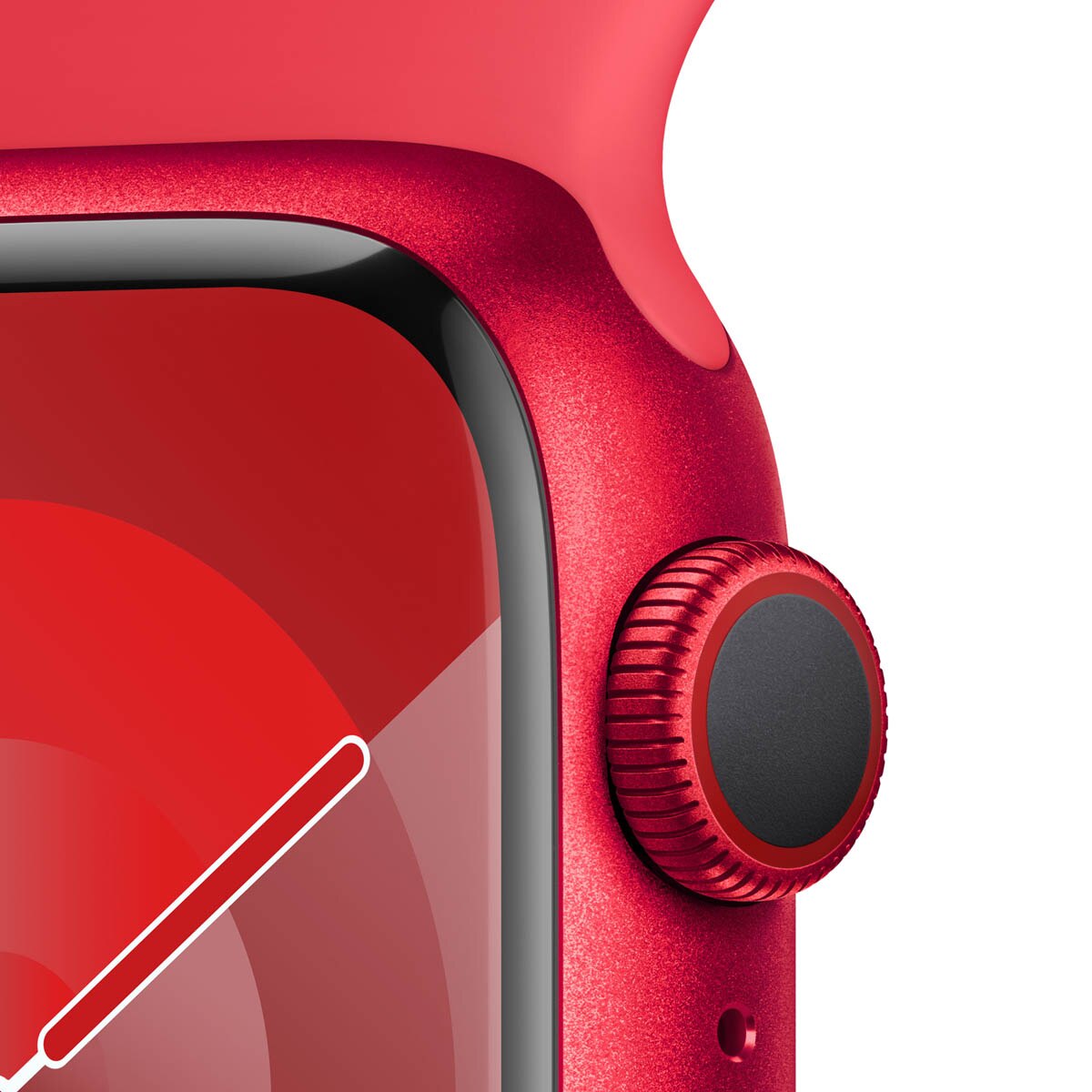 Recondicionado - Grade A - Apple Watch Series 9 GPS 41mm - Alumínio (Product) Red , Bracelete Desportiva (Product) Red - S/M Vermelho-3