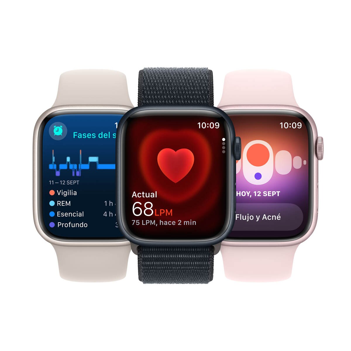 Recondicionado - Grade A - Apple Watch Series 9 GPS 41mm - Alumínio (Product) Red , Bracelete Desportiva (Product) Red - S/M Vermelho-7
