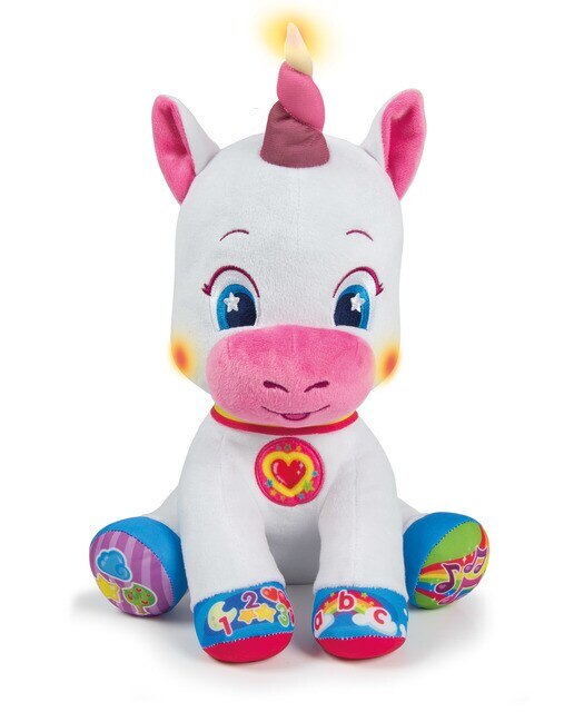 Baby Unicórnio Peluche Falante Interativo Clementoni 1