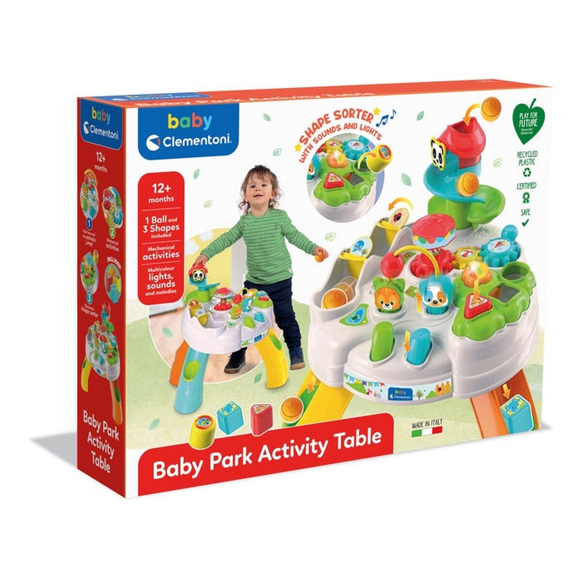 Mesa de Atividades Multicolor Baby Happy Park Clementoni 2