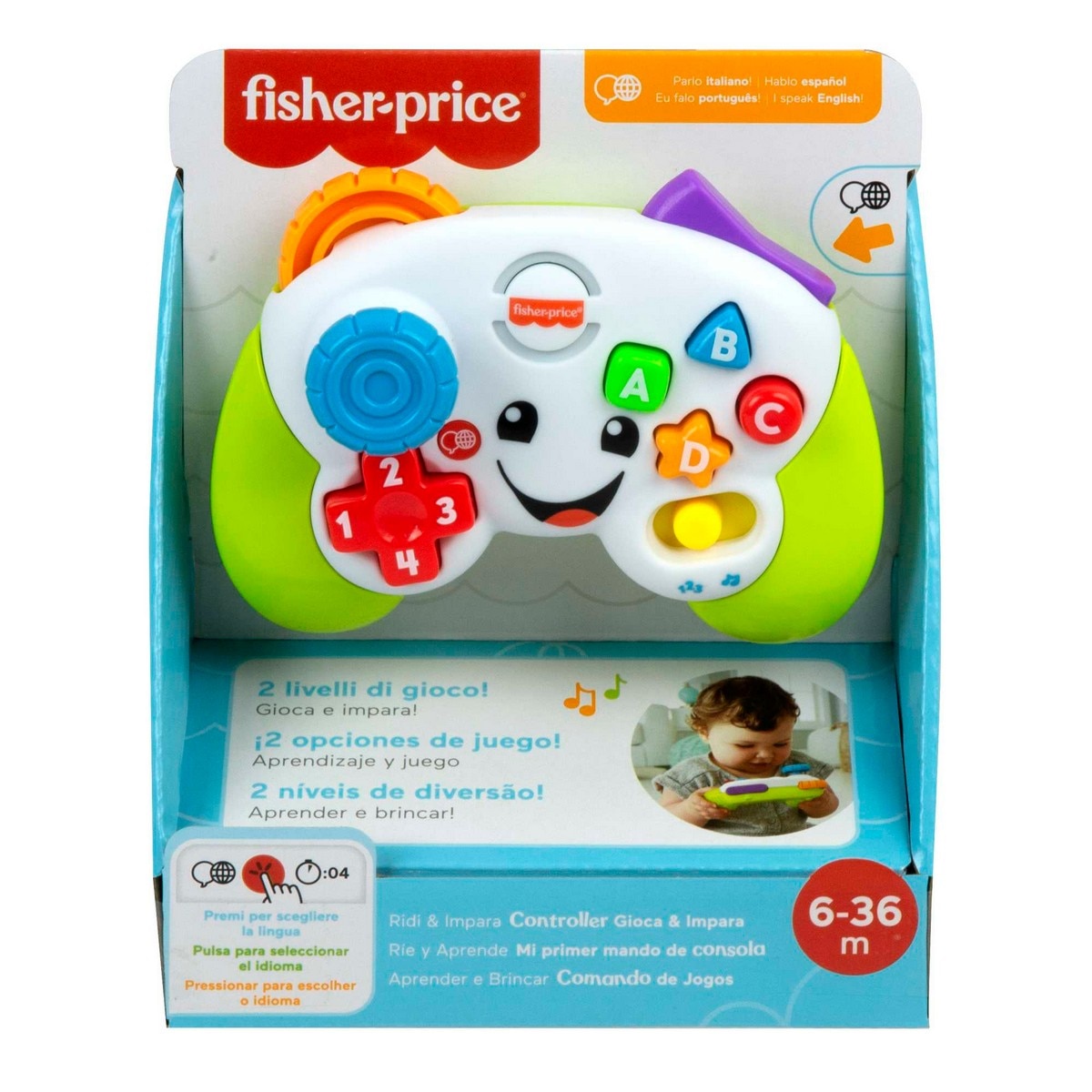 Fisher-Price Aprender e brincar O meu primeiro comando de consola 2