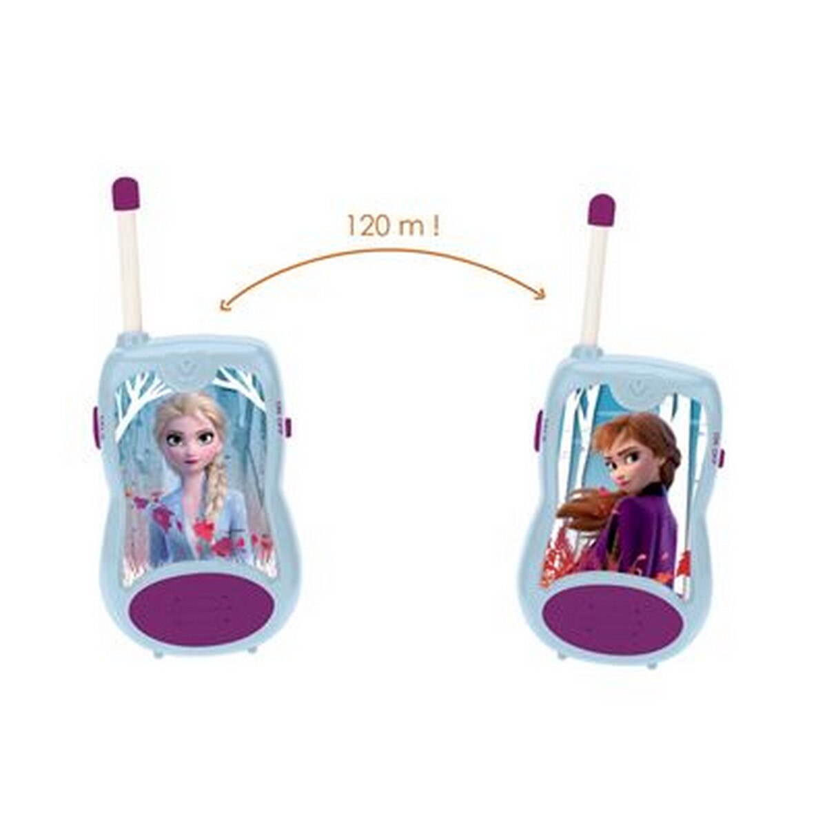 Walkie Talkies Frozen, alcance 120 m Lexibook 4