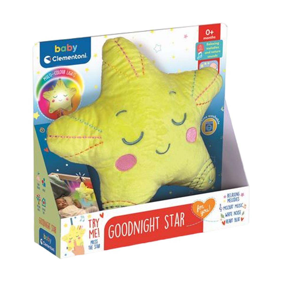 Imagem 0 de Peluche Estrela Luminosa de Boa Noite com Melodias e Sons