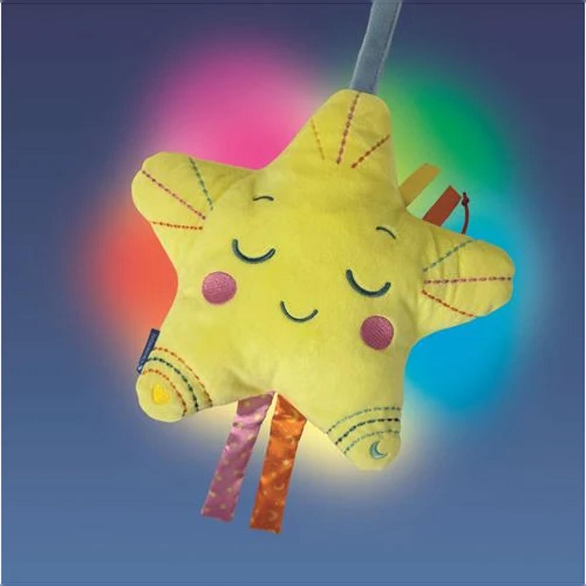Peluche Estrela Luminosa de Boa Noite com Melodias e Sons 2