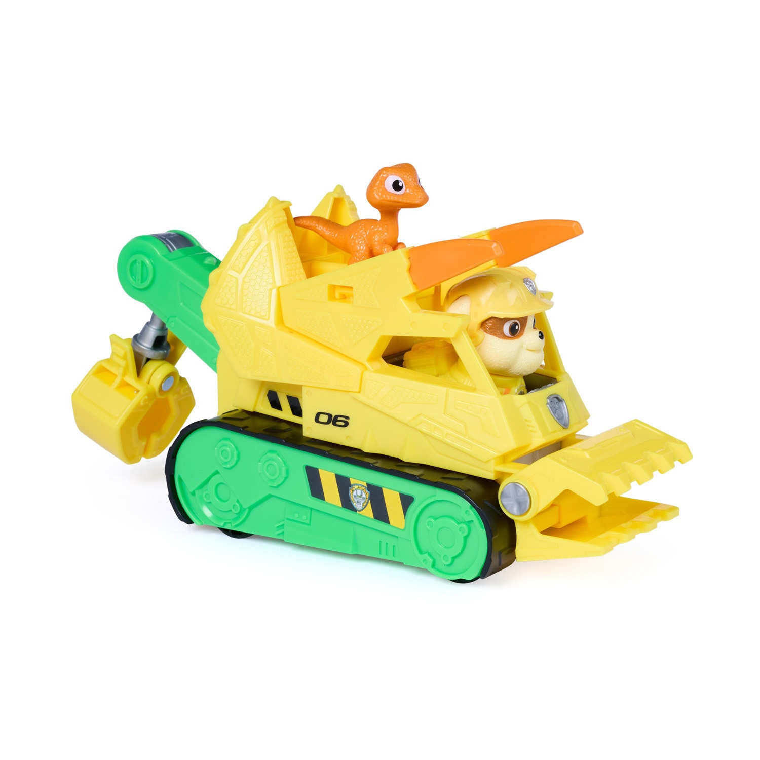 Veículo Dino Rescue Bulldozer com Figura Rubble 5