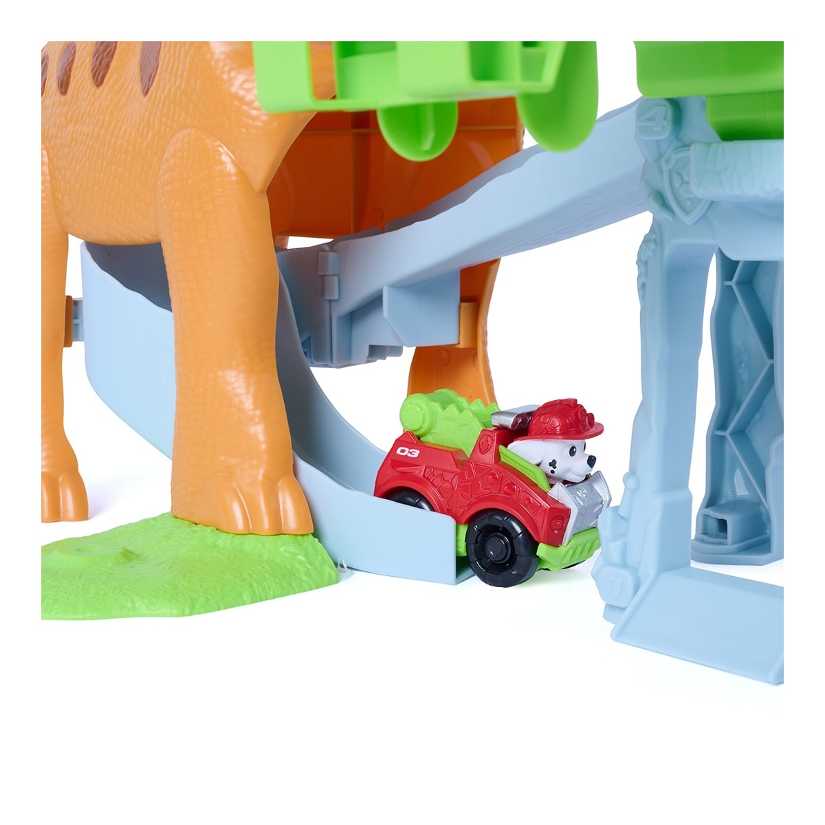 Playset Lift & Race Pup Squad Dino Patrulha Pata 5