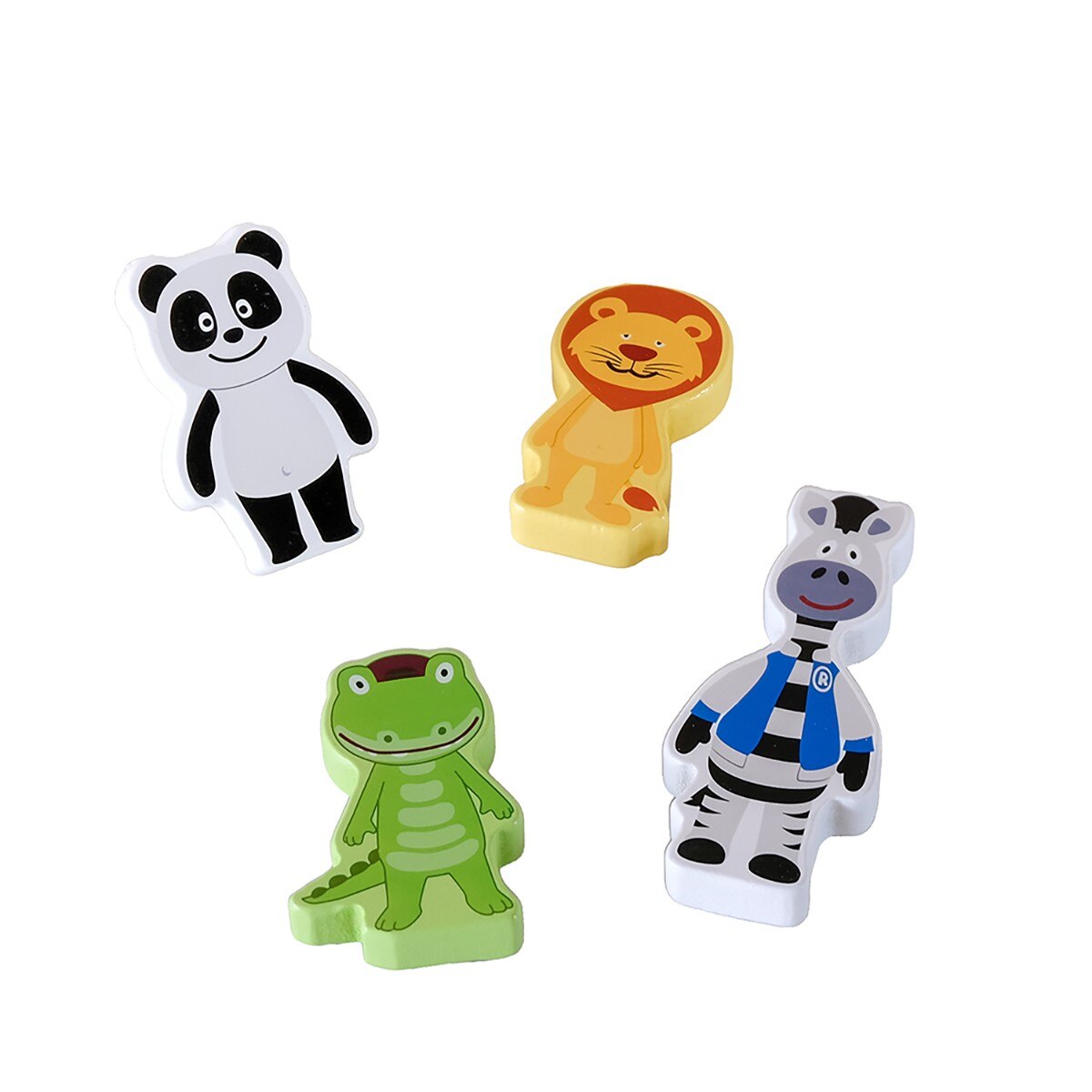 Panda - Conjunto de Figuras Madeira 3