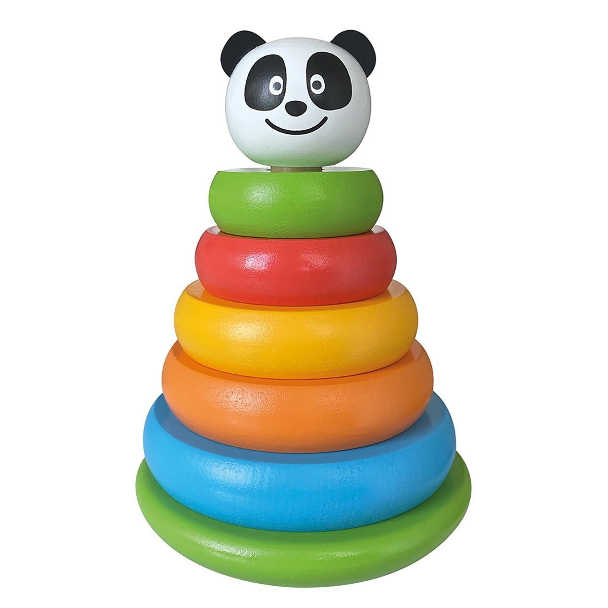 Panda - Torre de Anéis Madeira 4