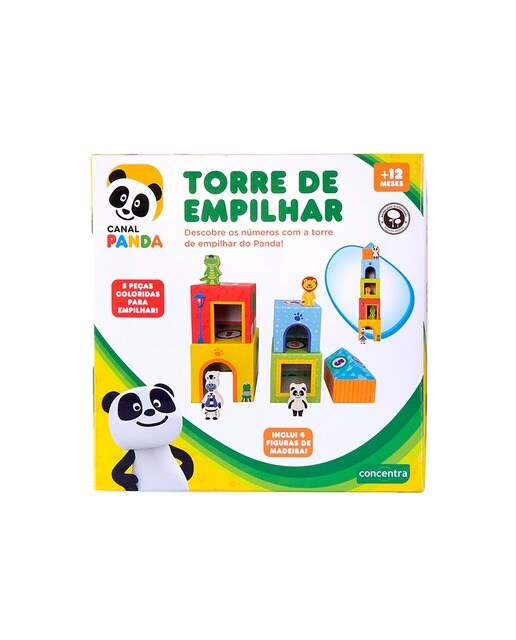 Panda - Torre de Empilhar Madeira 1