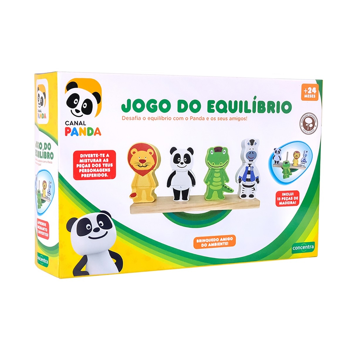 Panda - Jogo de Equilíbrio Madeira 2