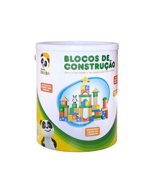 Imagem 0 de Panda - Blocos de Construção Madeira