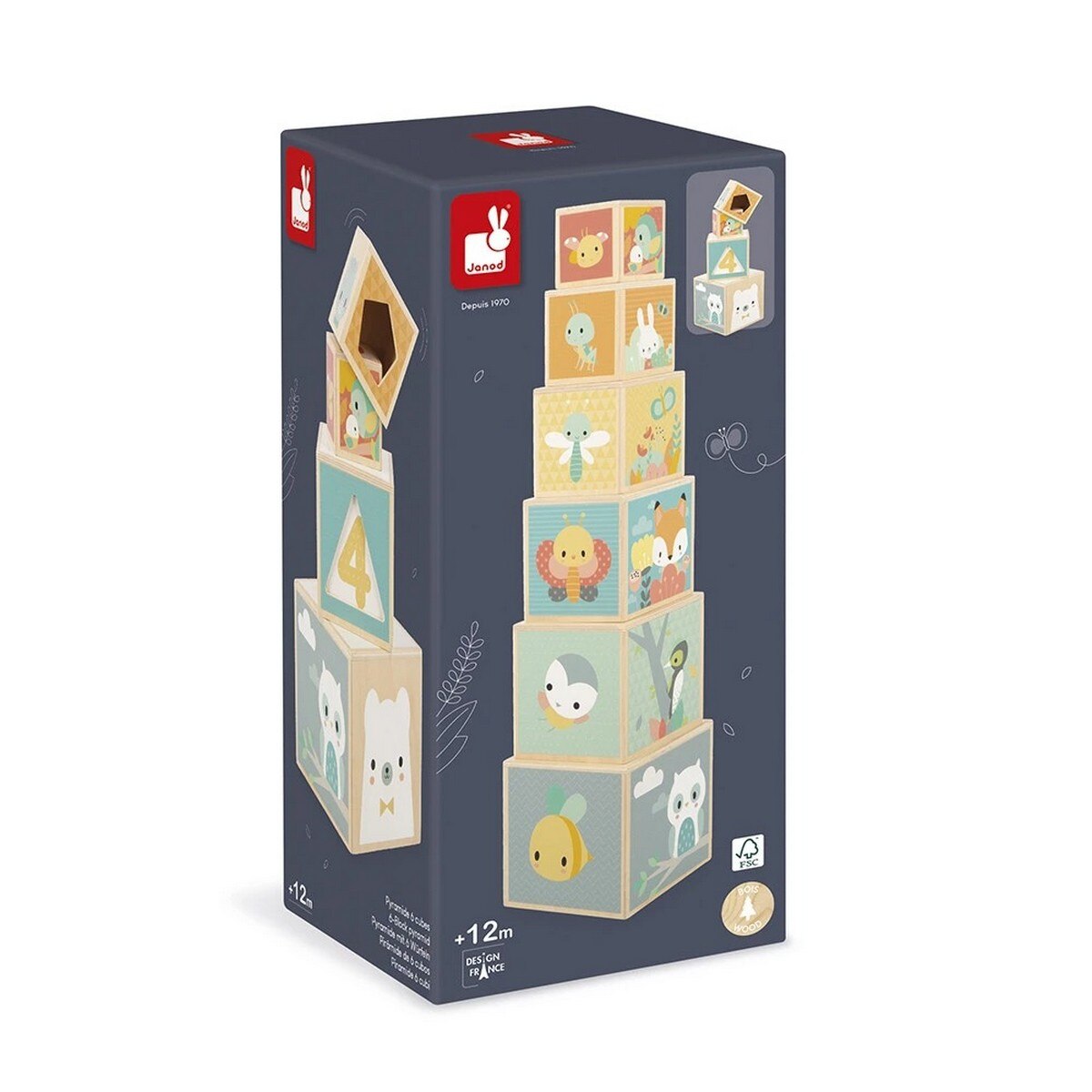 Torre Pirâmide de Cubos 2