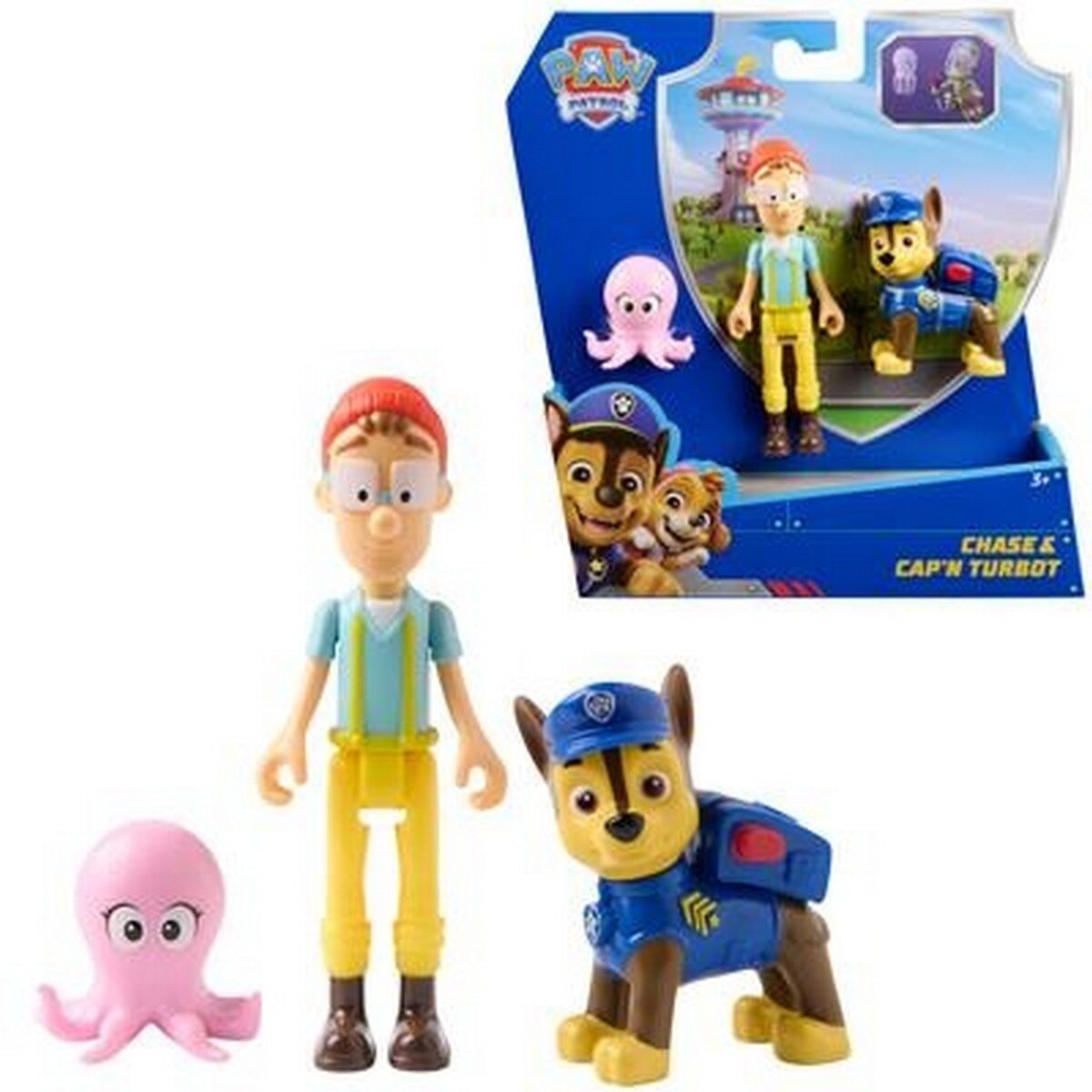 Figuras Paw Patrol Chase & Captain Turbot 2