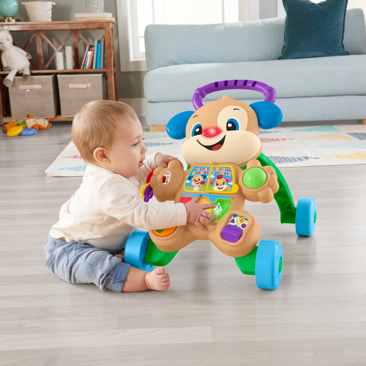 Fisher-Price Aprender e brincar Andarilho Cãozinho Primeiros Passos 5
