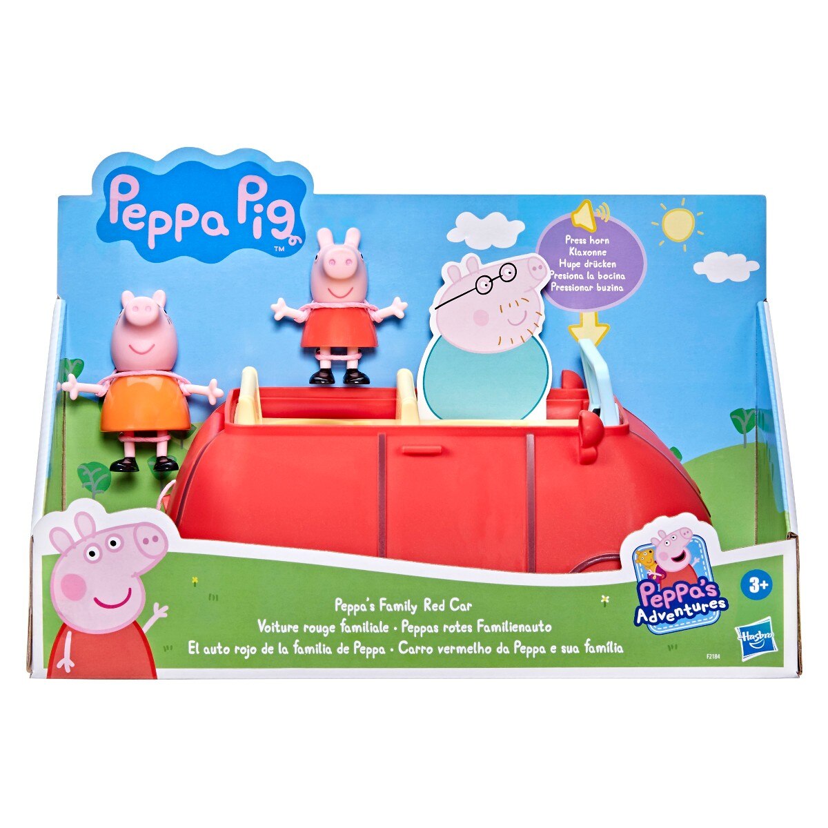 Peppa Pig Carro Vermelho Da Família Pig 3