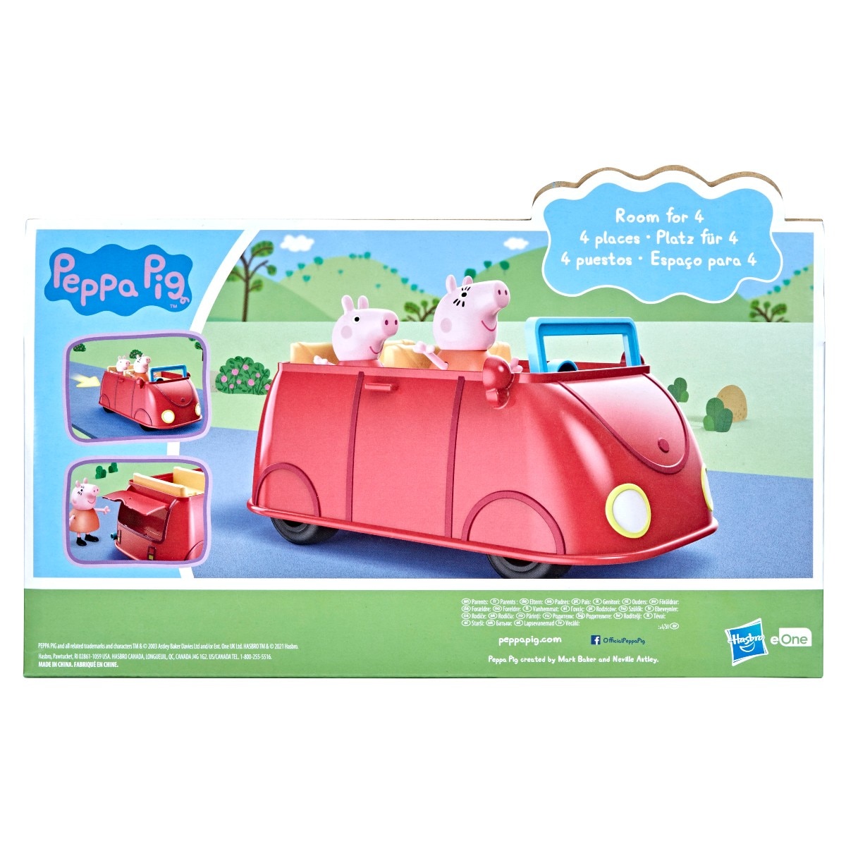 Peppa Pig Carro Vermelho Da Família Pig 4