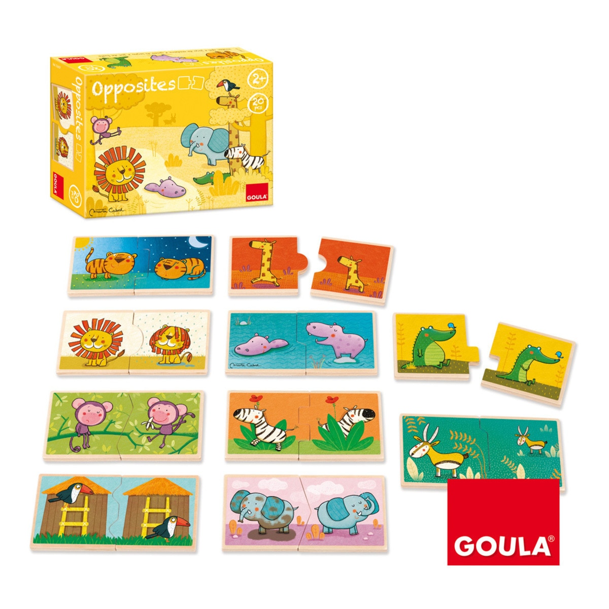 Puzzle Goula: Contrários O Rei da Selva 1