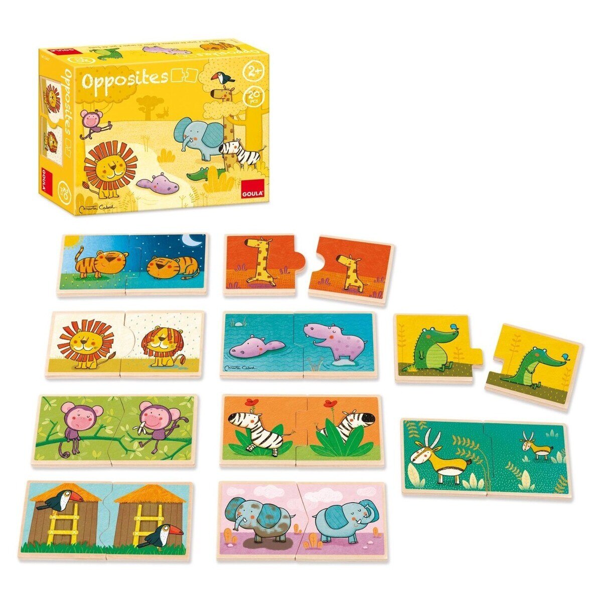 Puzzle Goula: Contrários O Rei da Selva 2