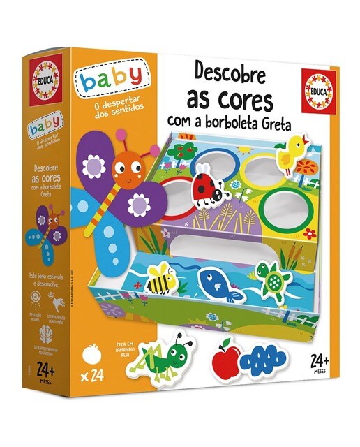 Descobre as cores com a borboleta Greta 1