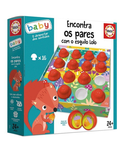 Encontra os pares com o esquilo Lolo 1