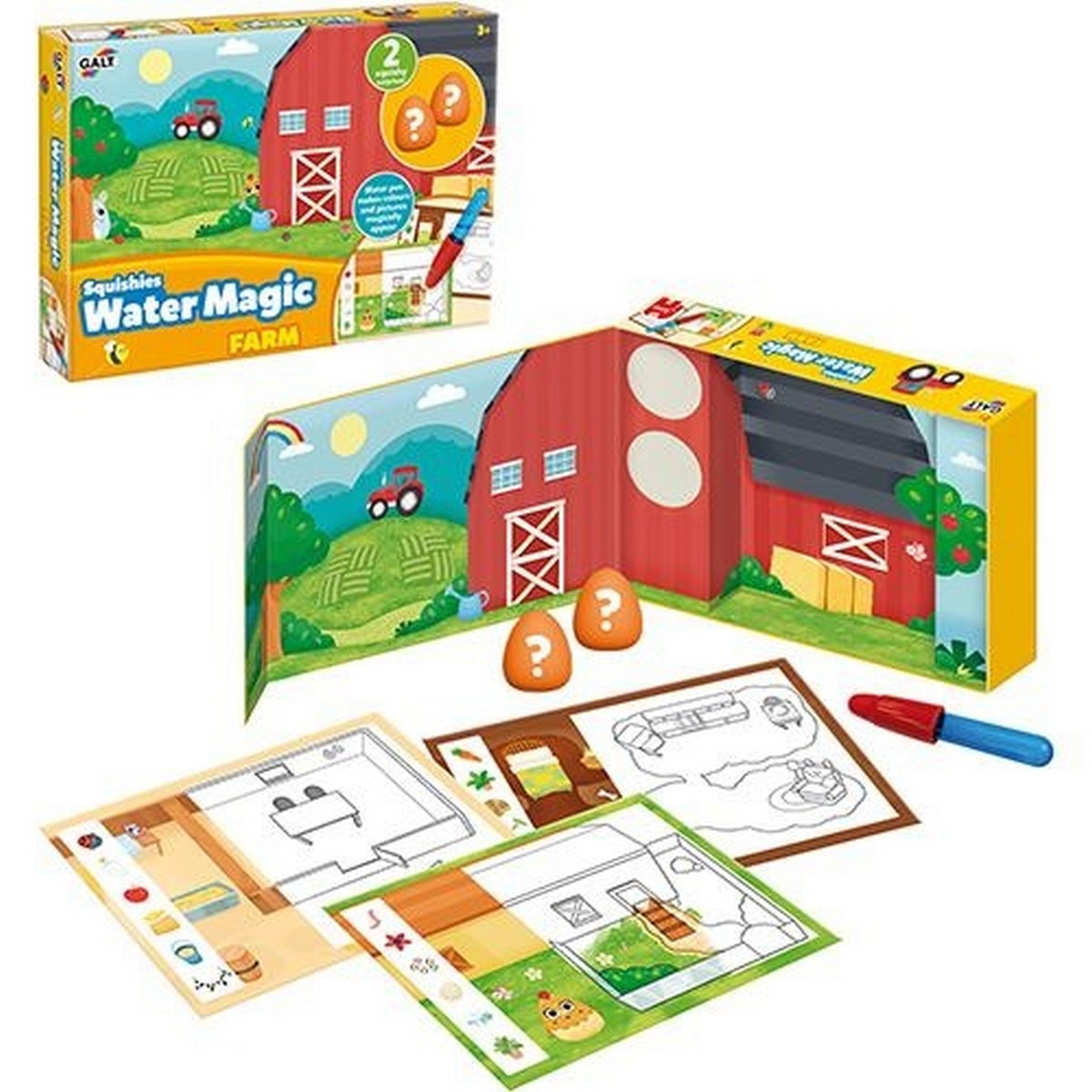 Jogo Water Magic Squishy - Animais da Quinta 2